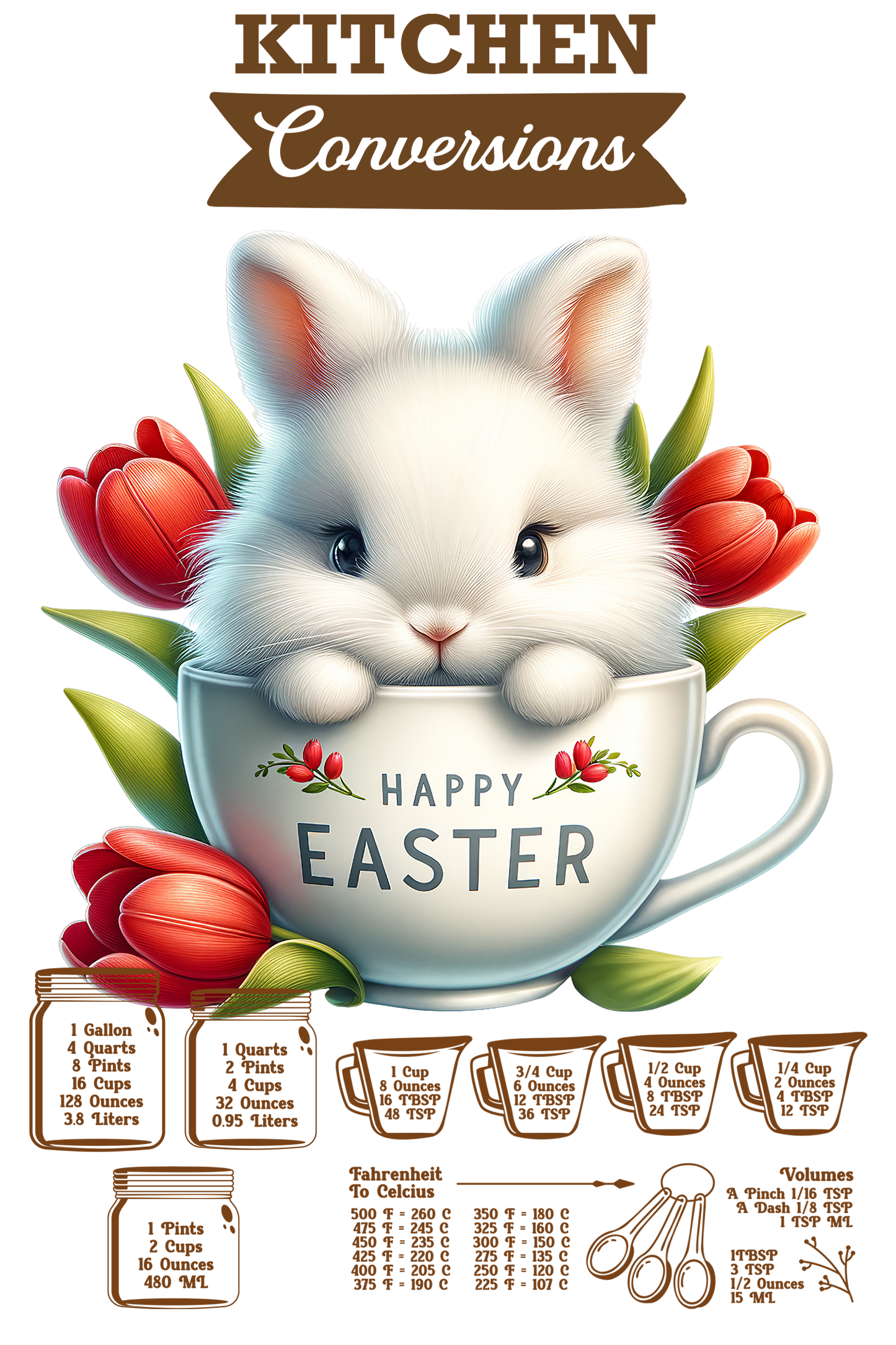 Easter Kitchen Conversions Towels/Towel Set - Sublimation