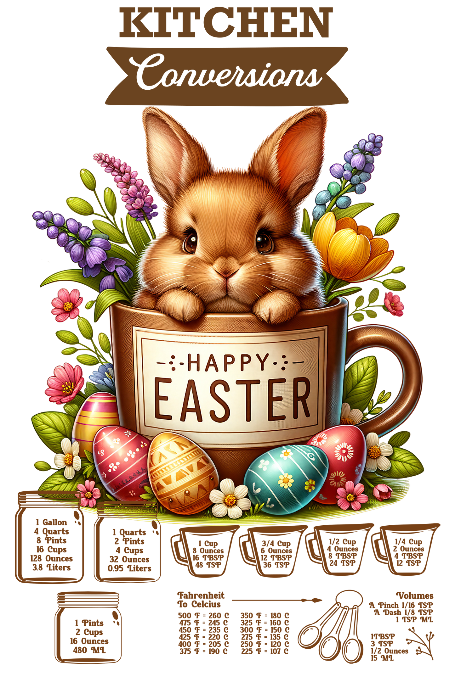 Easter Kitchen Conversions Towels/Towel Set - Sublimation