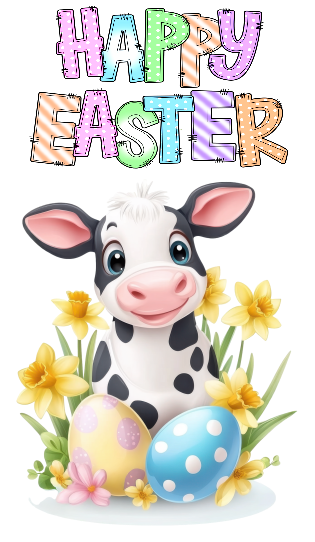 Happy Easter Doodle Animals Towels/Towel Set - Sublimation