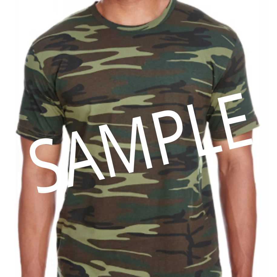 Code Five Unisex Camo Short Sleeve T-Shirt 3907CV