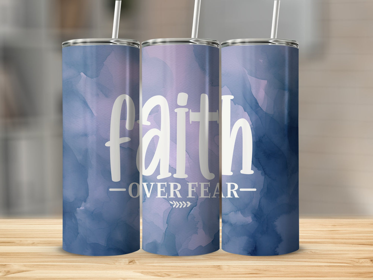 Faith Over Fear Tumbler