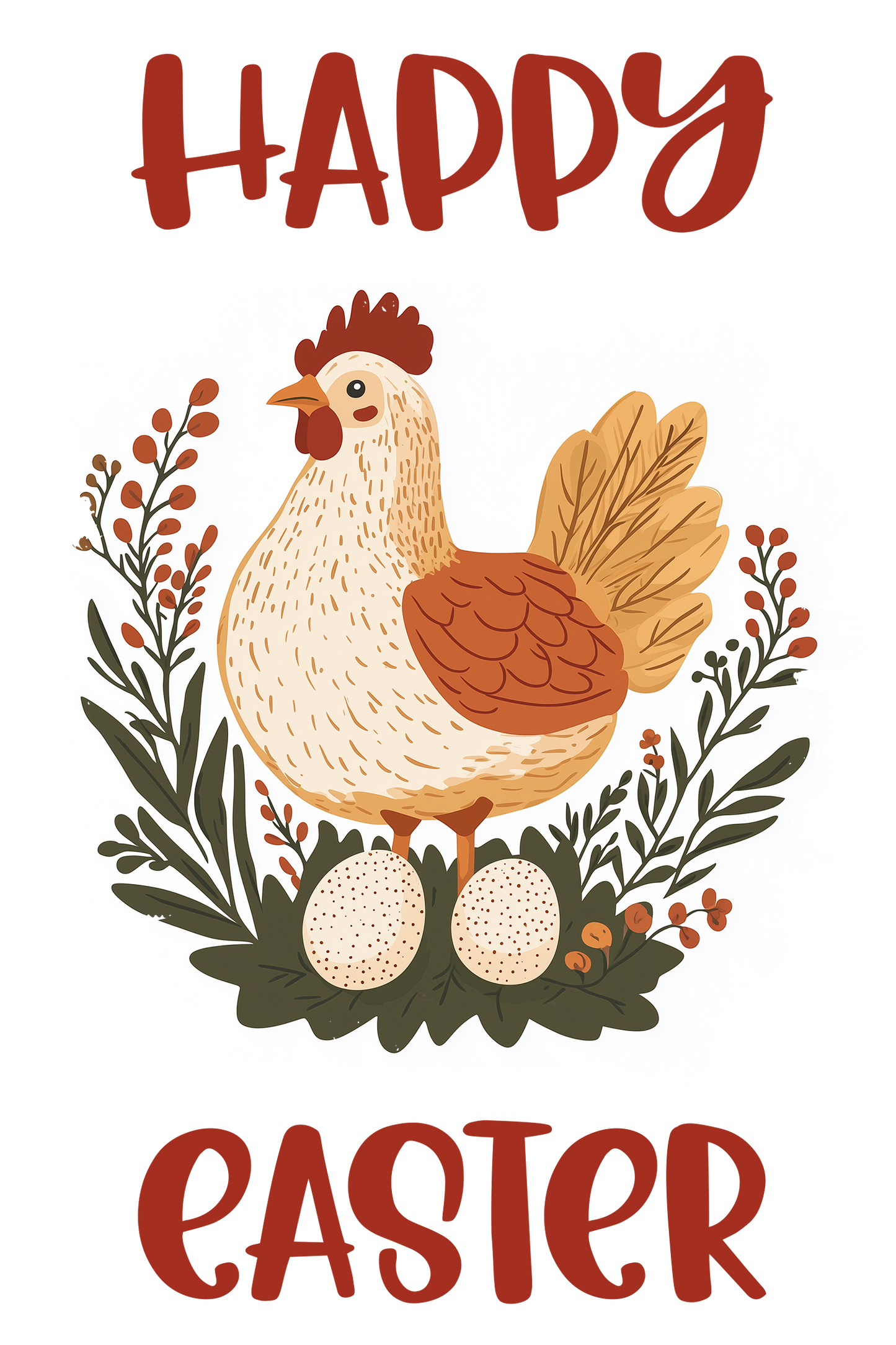 Farmhouse Easter Hens Towels/Towel Set - Sublimation
