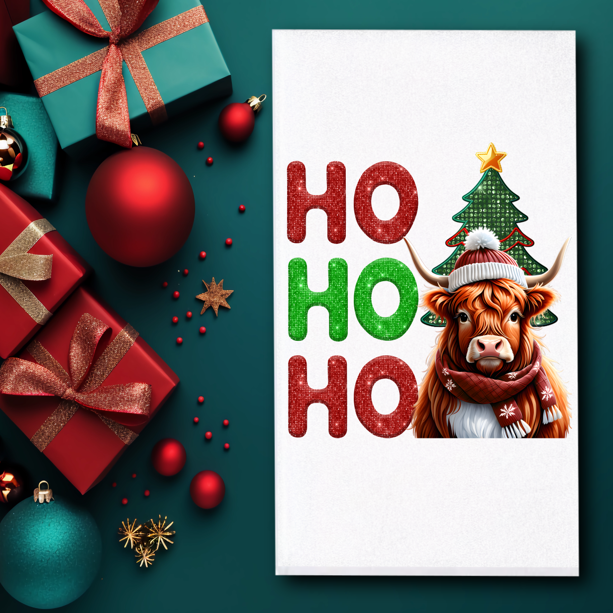 Ho Ho Ho Towels/Towel Set - Sublimation
