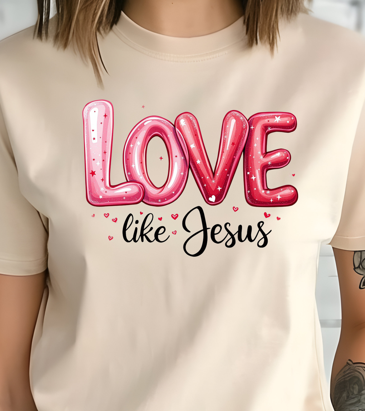 Love Like Jesus Shirt - Screenprinted