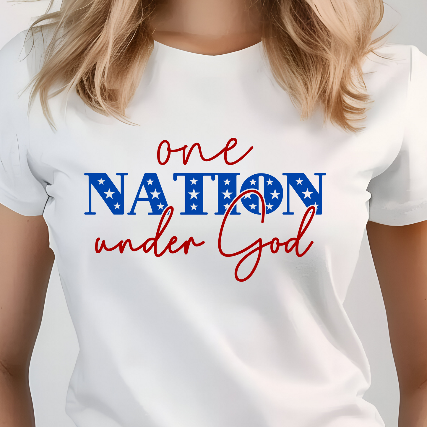 One Nation Under God Shirt - Screenprint