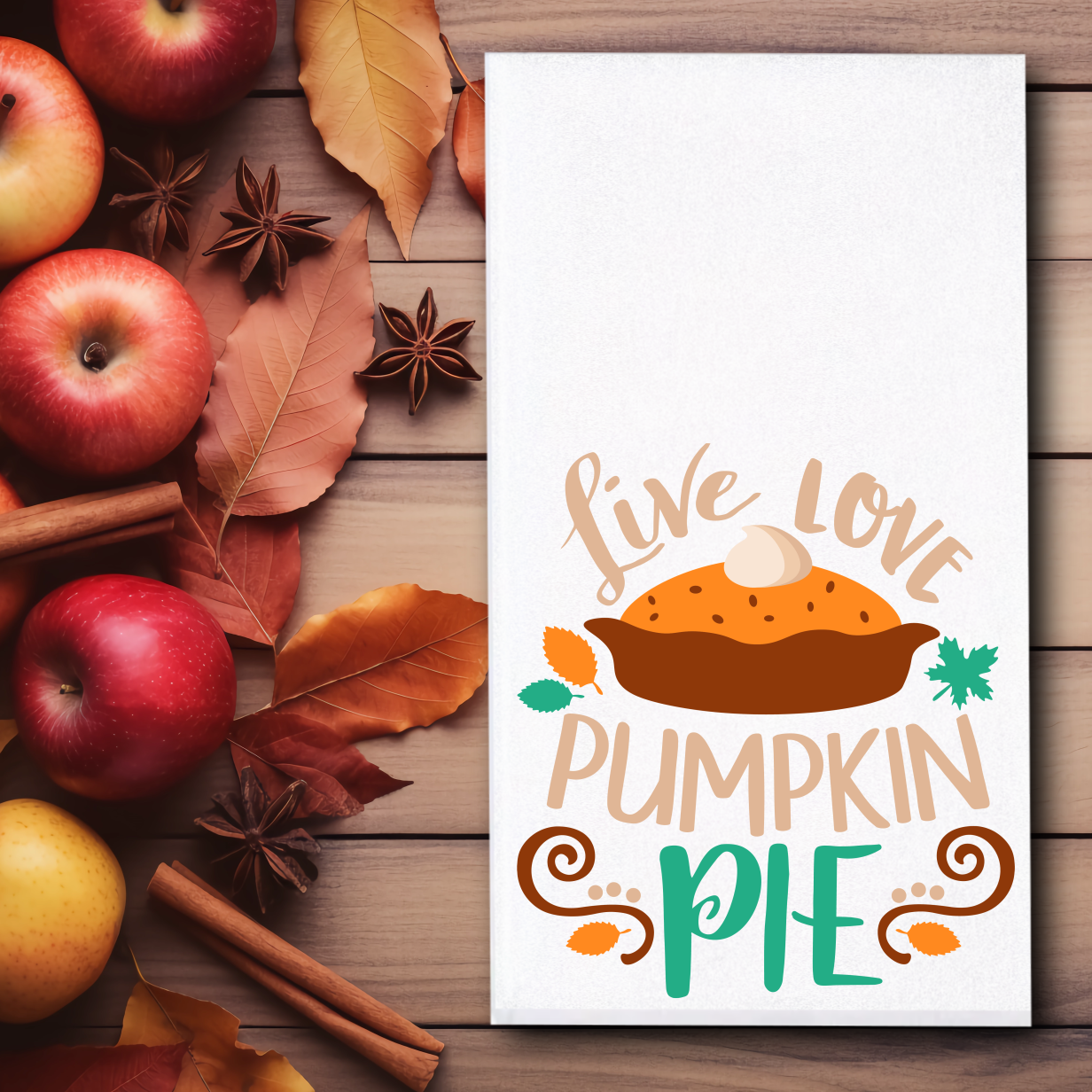 Pie Themed Towels - Sublimation