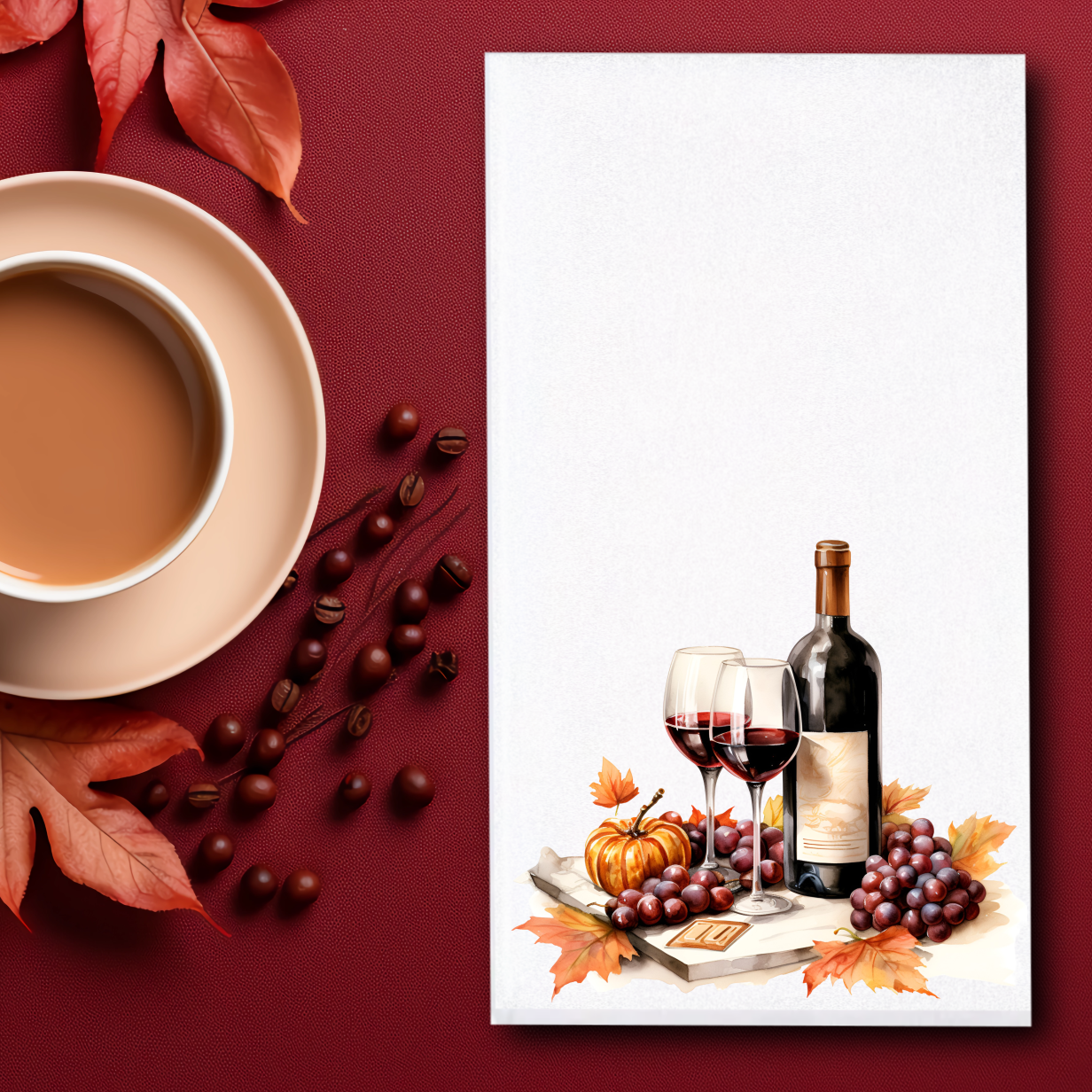 Thanksgiving Wine Towels - Sublimation