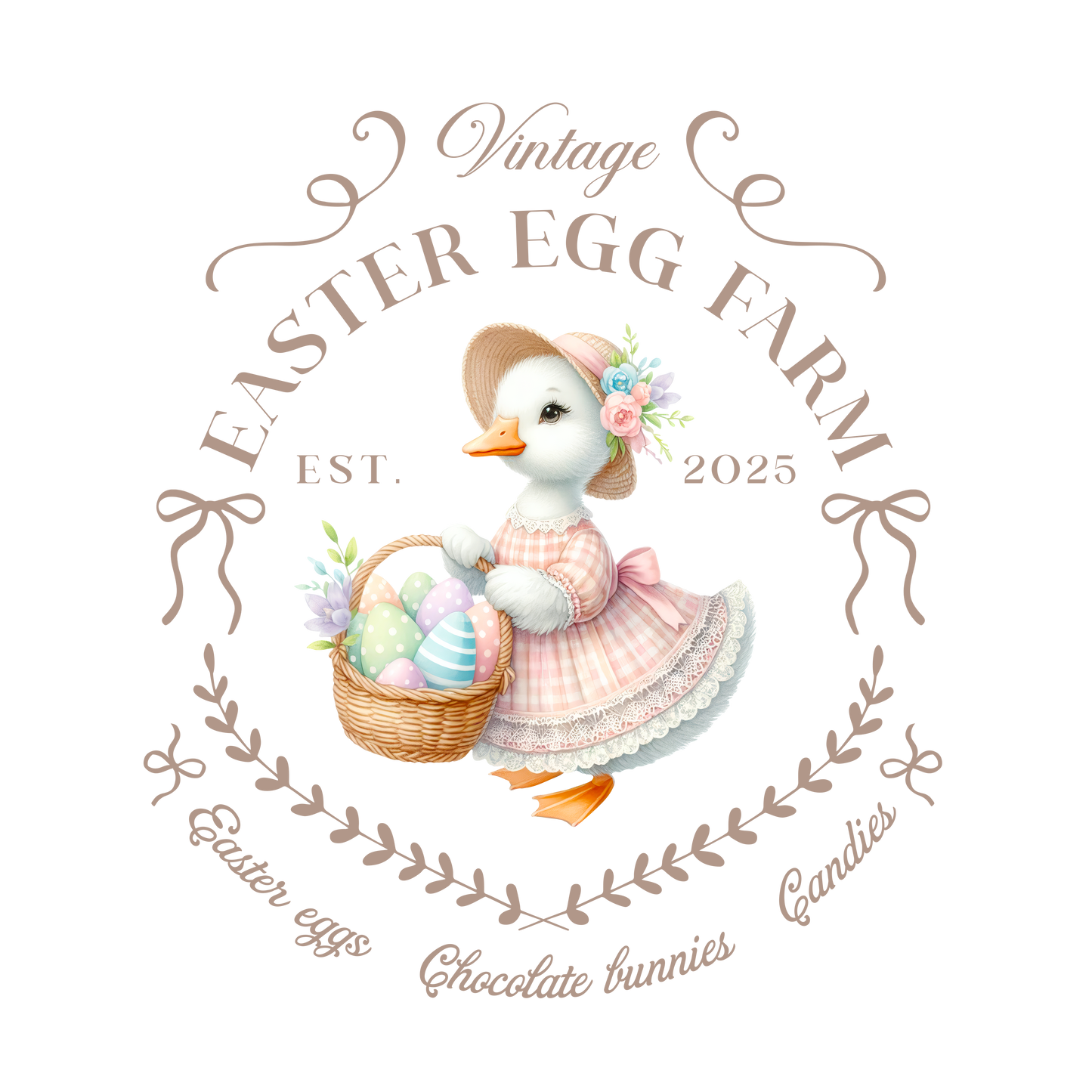 Vintage Easter Towels/Towel Set - Sublimation