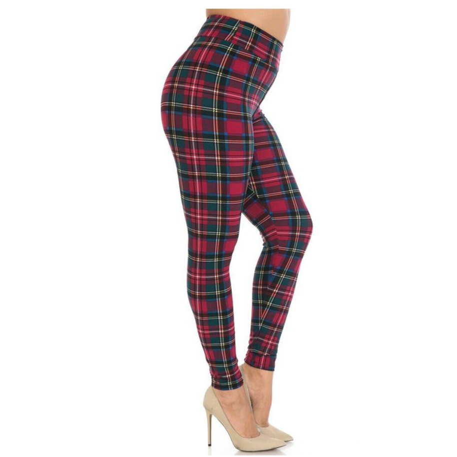 Buttery Smooth Modish Plaid Leggings