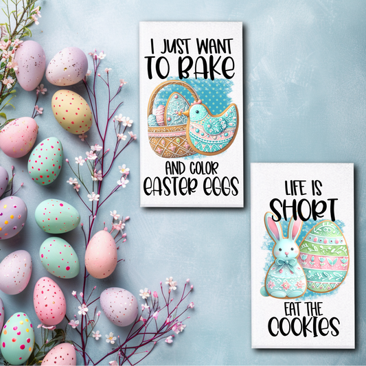 Easter Bake Eat Towels/Towel Set - Sublimation