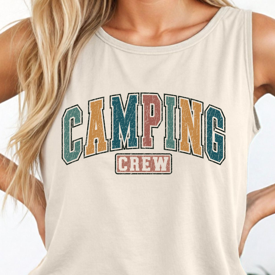 Camping Crew Shirt - Screenprinted SUM7