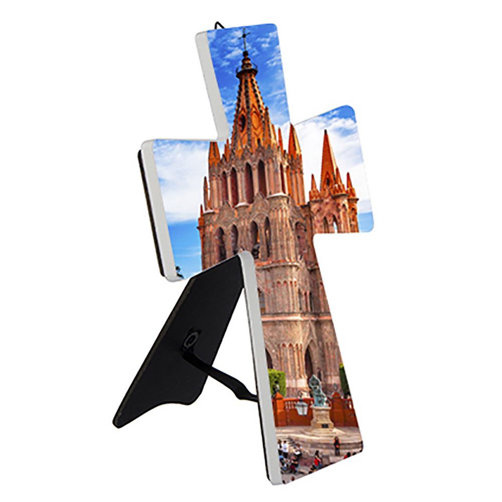 Ceramic Cross Keepsake - Sublimated