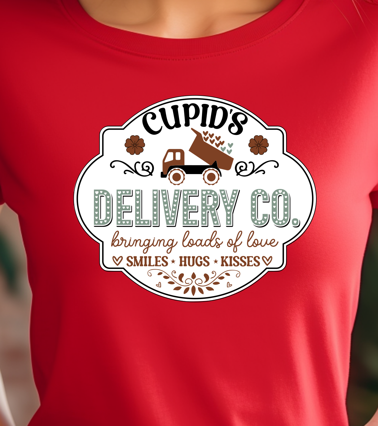 Cupid's Delivery Co Shirt - Screenprinted