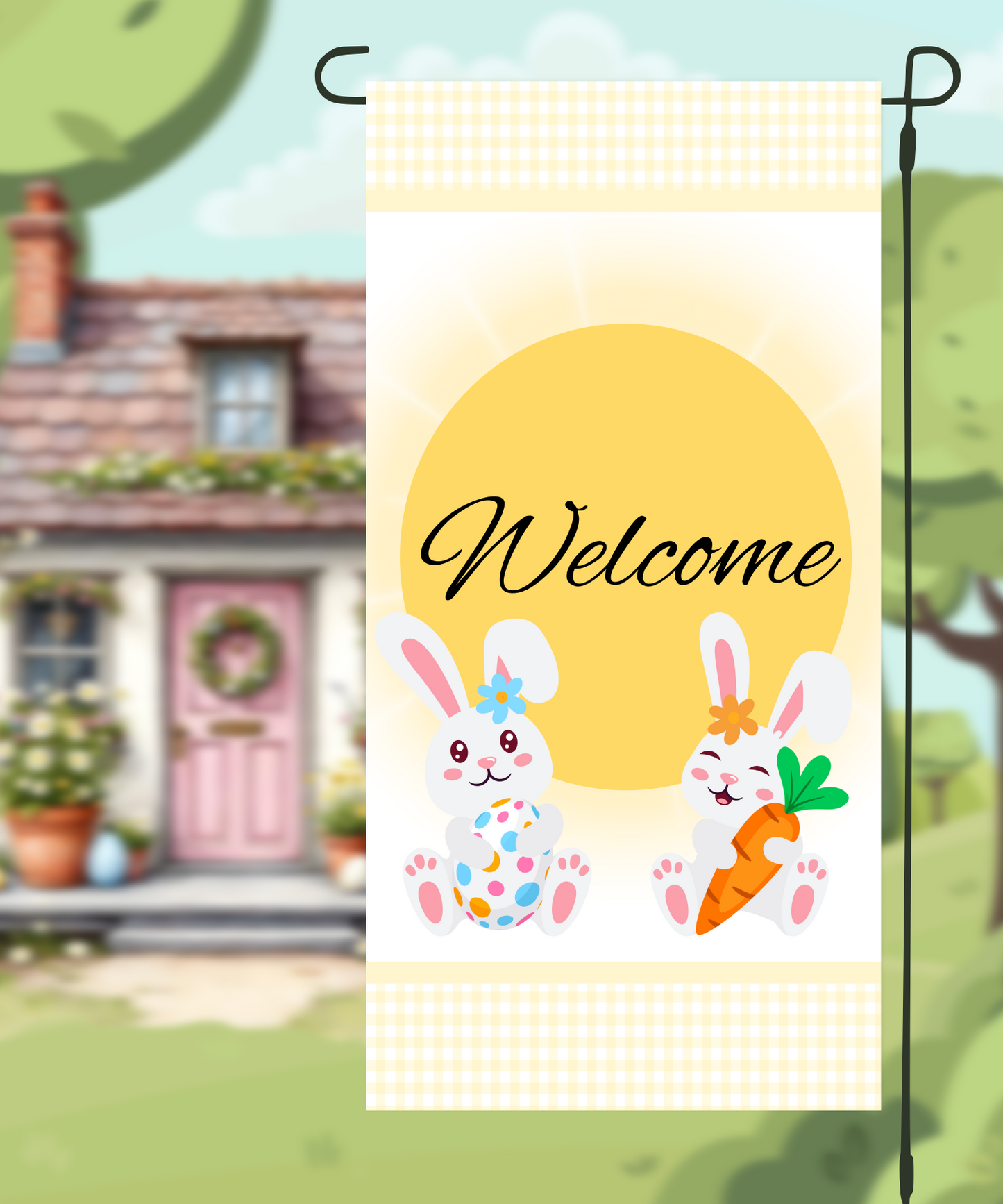 Easter Garden Flags - Sublimation
