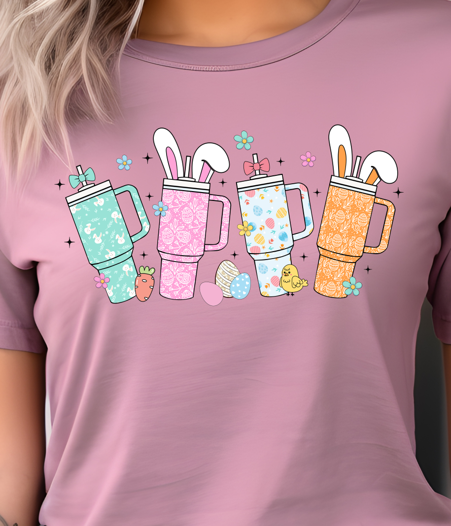 Easter Coffees Shirt E34 - Screenprinted