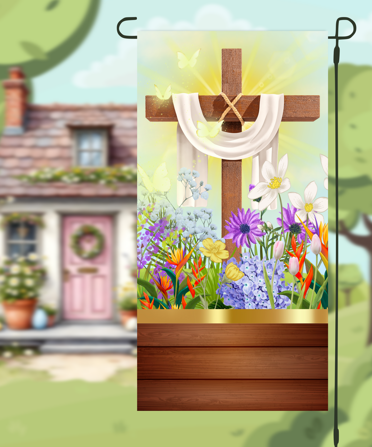 Easter Garden Flags - Sublimation