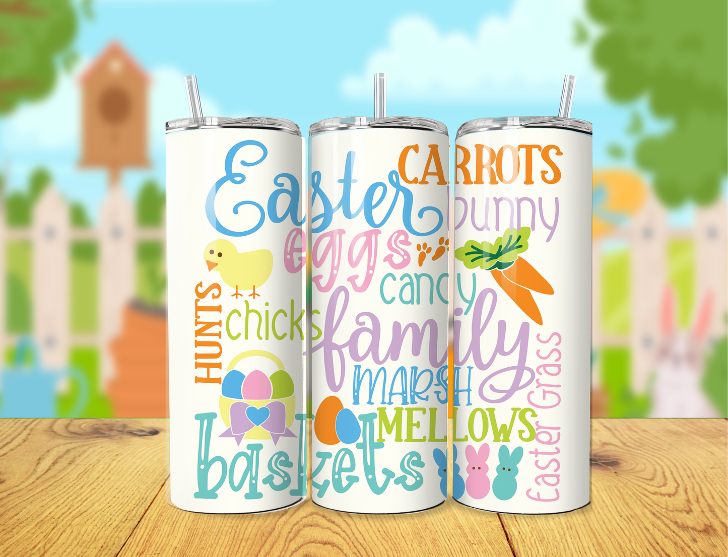Easter Word Art 1 Tumbler