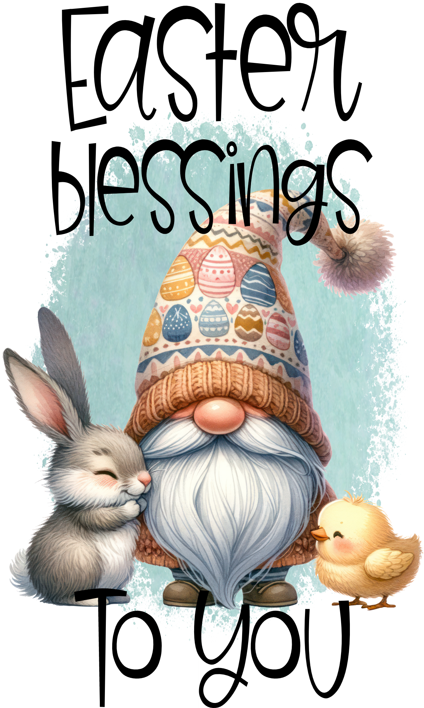 Gnome Easter Towels/Towel Set - Sublimation