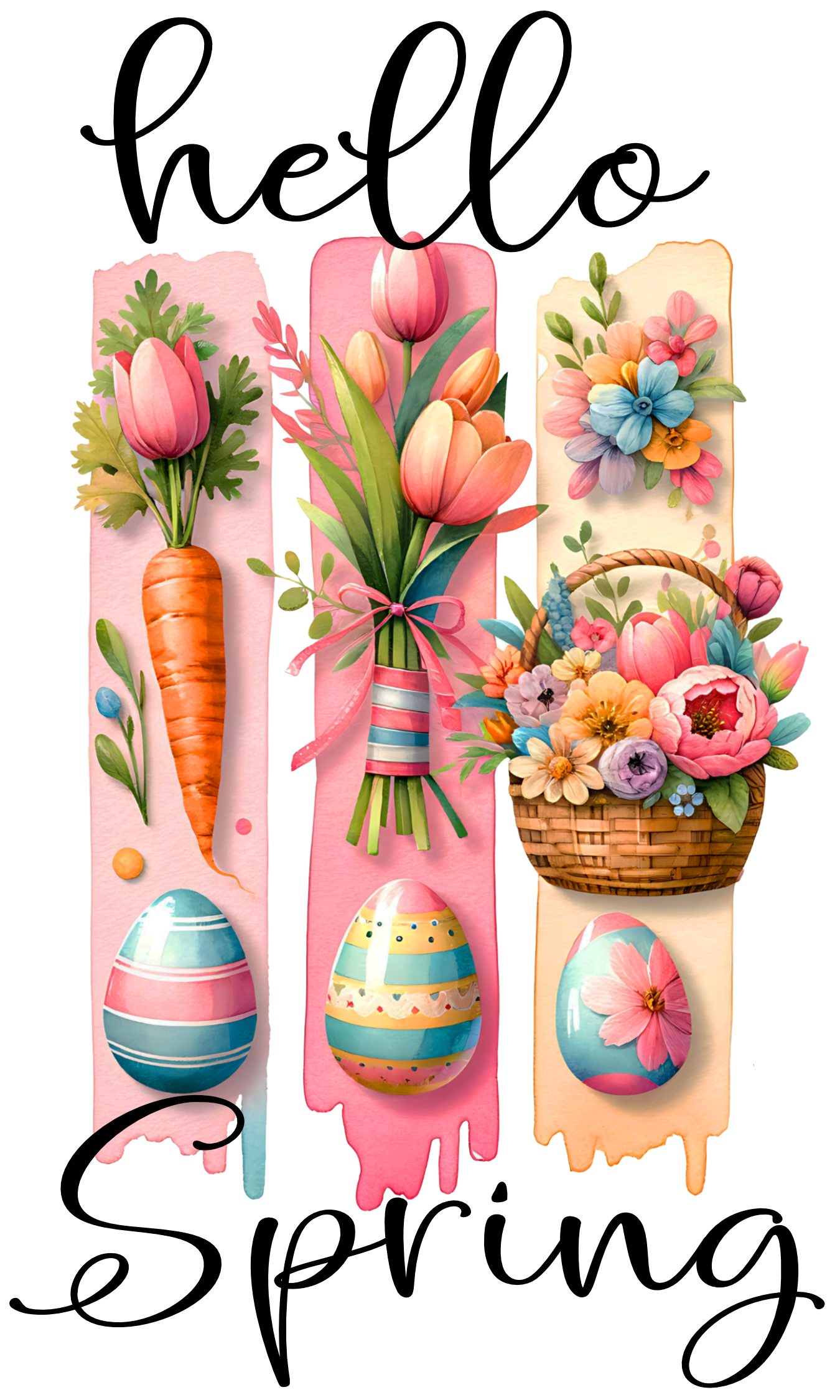 Easter Paint Swash Towels/Towel Set - Sublimation