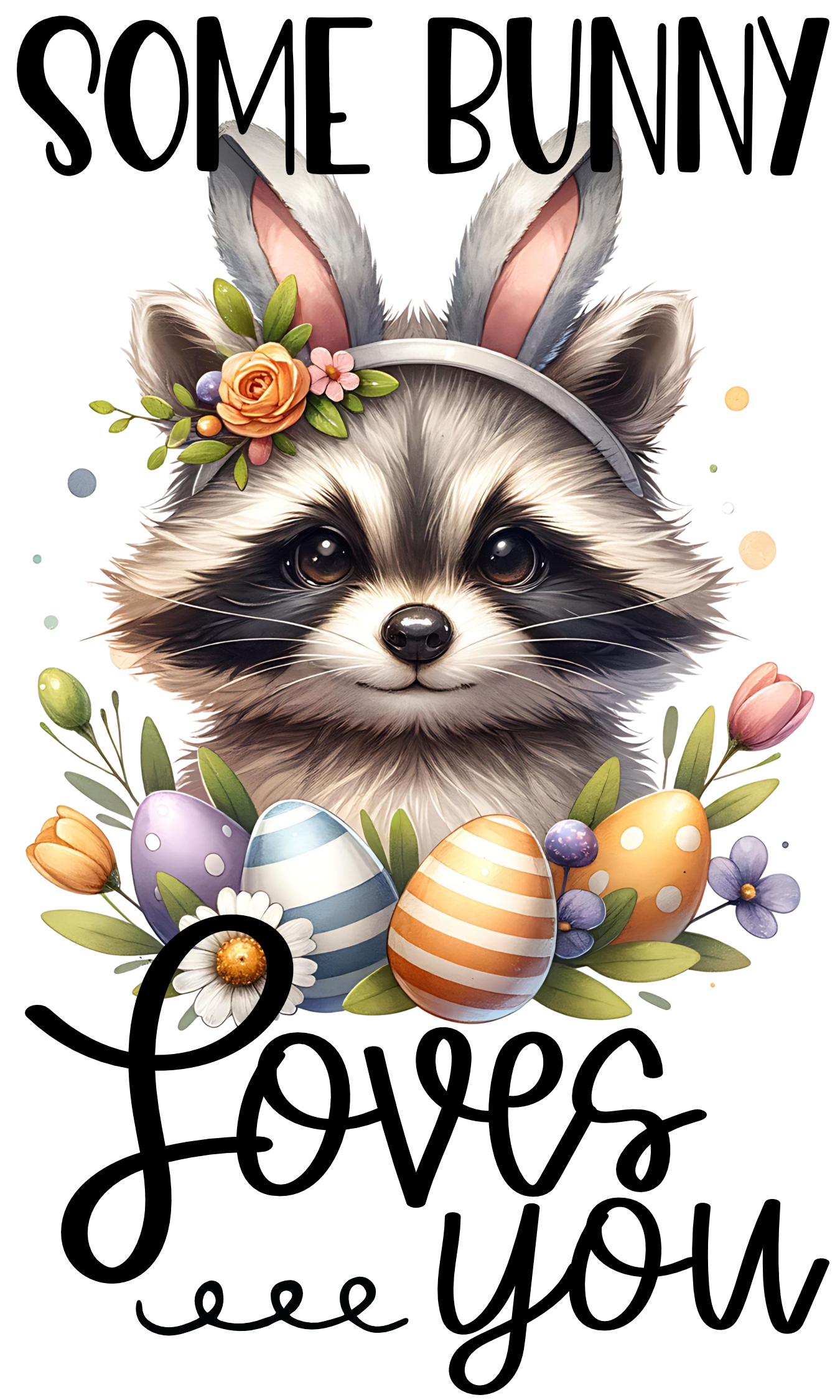Easter Raccoon Towels/Towel Set - Sublimation