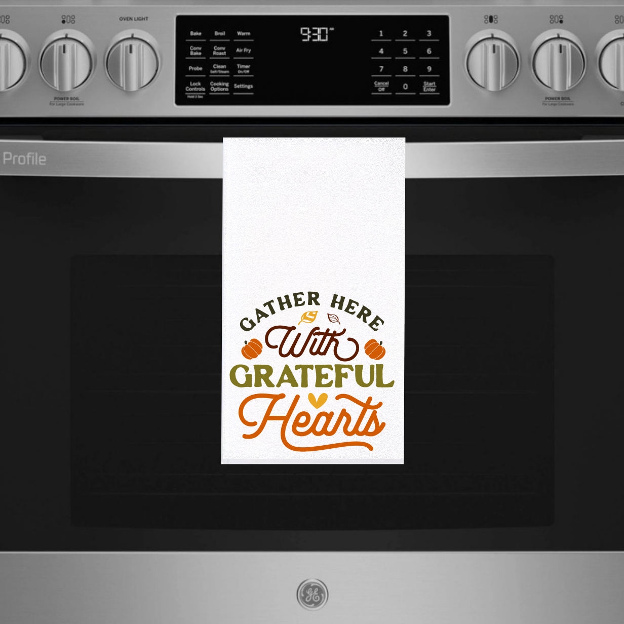 Gather Here With Grateful Hearts Towel - Sublimation