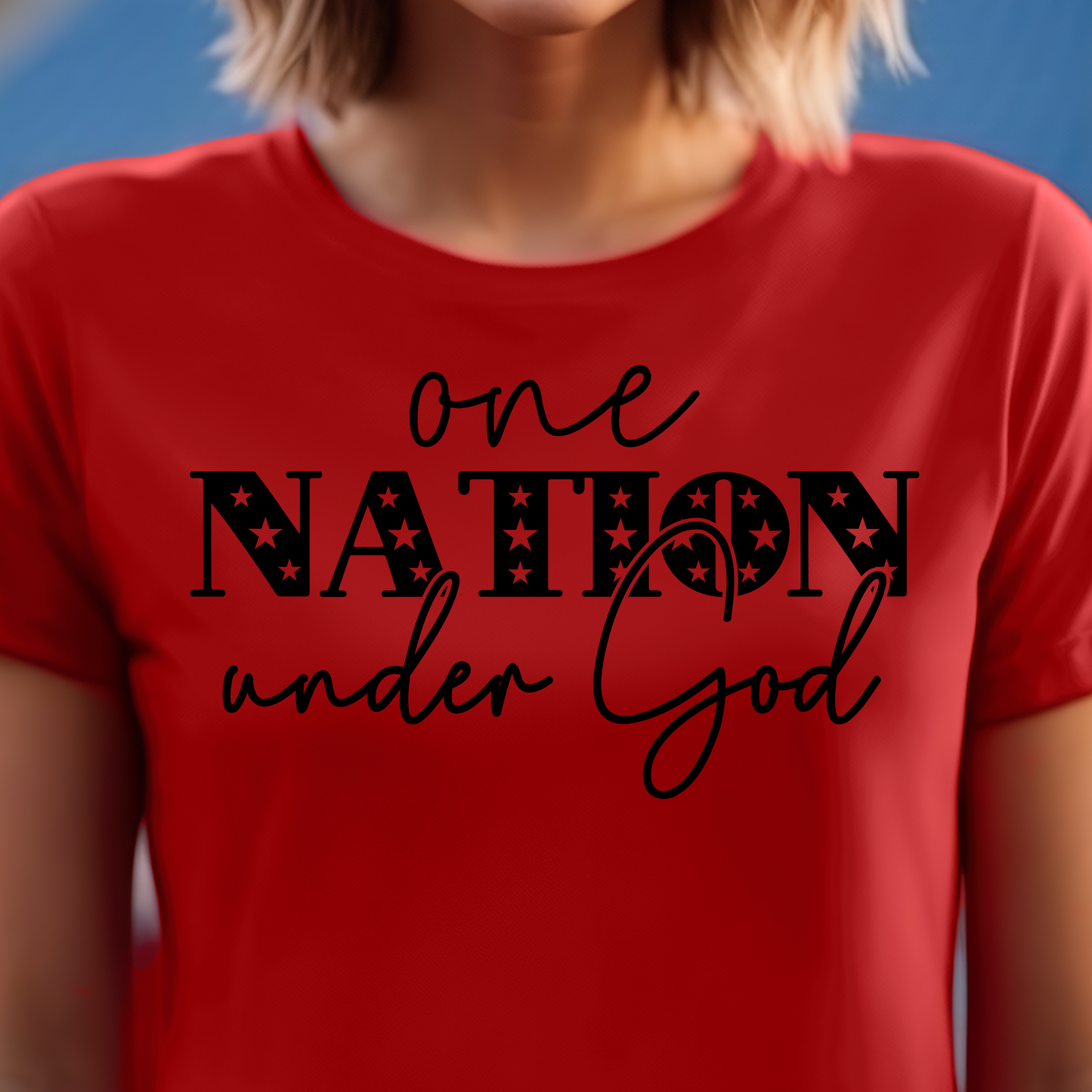 One Nation Under God Shirt - Screenprint