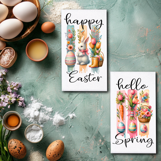 Easter Paint Swash Towels/Towel Set - Sublimation