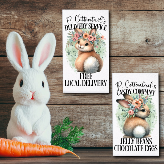 P Cottontail Brown Towels/Towel Set - Sublimation