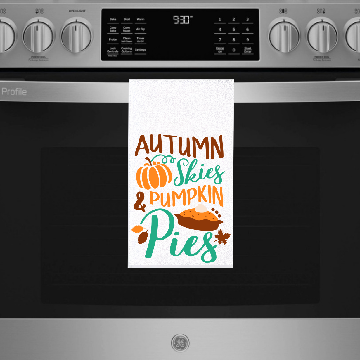 Pie Themed Towels - Sublimation