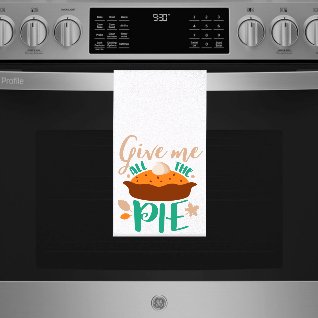 Pie Themed Towels - Sublimation