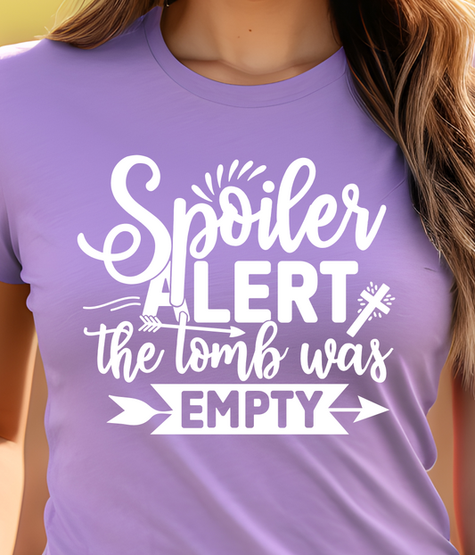 Spoiler Alert Shirt E19 - Screenprinted