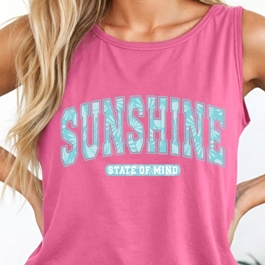 Sunshine State Of Mind Shirt - Screenprinted SUM44
