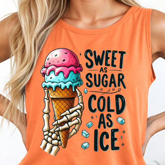 Sweet As Sugar Shirt - Screenprinted SUM46