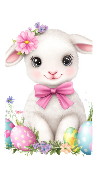 Easter Farm Animals Towels/Towel Set - Sublimation