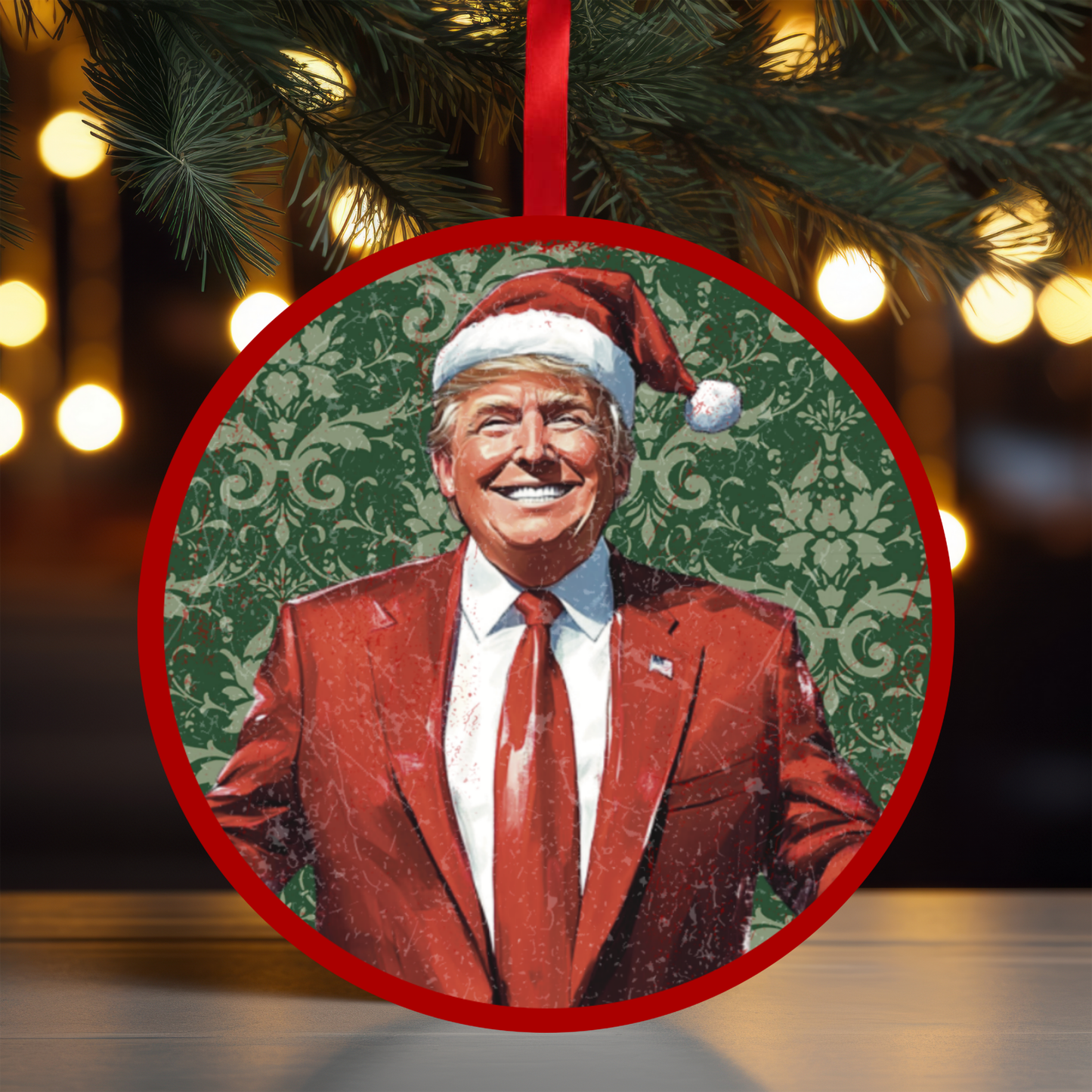 Trump Smiling Ornament OR115 - Sublimation