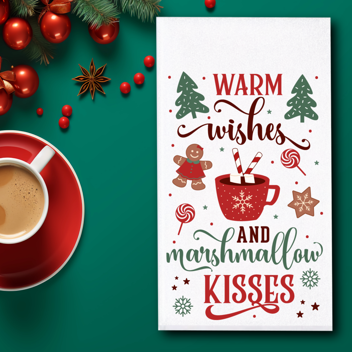 Christmas Baking Towels/Towel Set - Sublimation