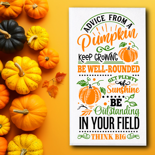 Advice From A Pumpkin Towel - Sublimation