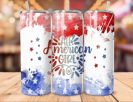 All American Girl Tumbler