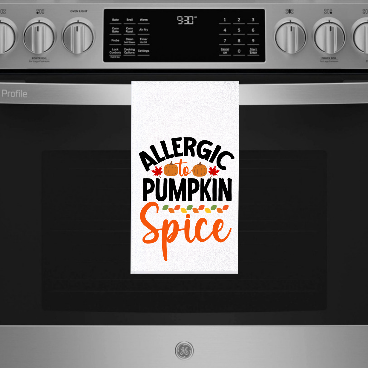 Allergic To Pumpkin Spice Towel - Sublimation