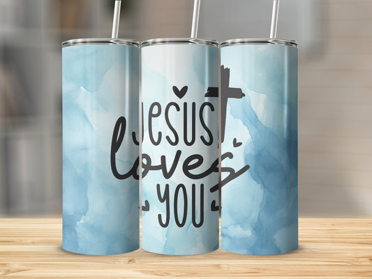 Jesus Loves You Tumbler