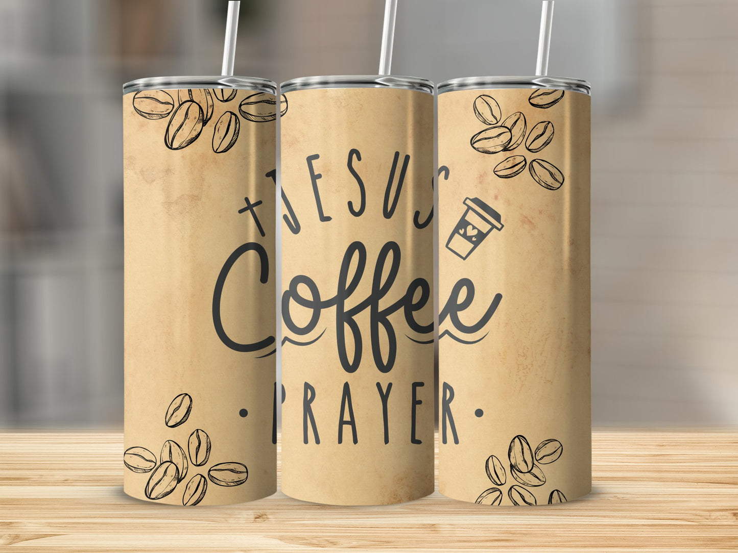 Jesus Coffee Prayer Tumbler