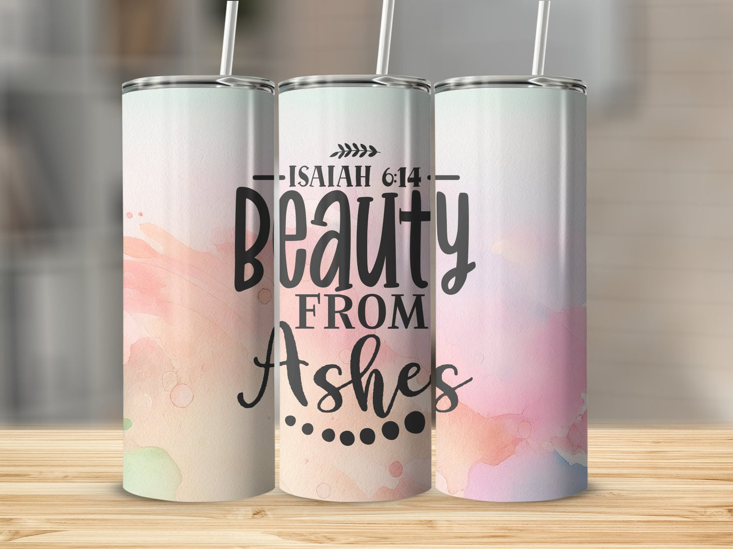 Beauty From Ashes Thick Tumbler