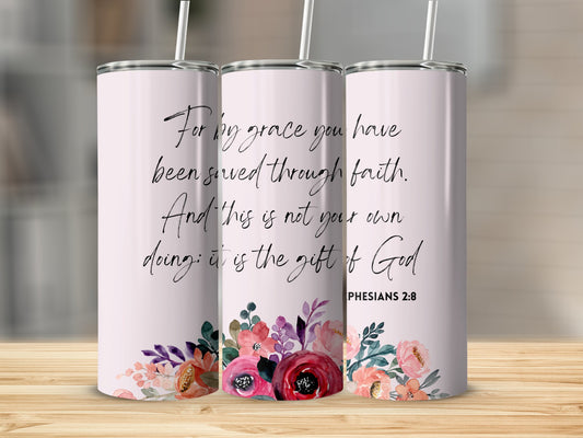 Saved Through Faith Tumbler