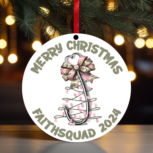 Faithsquad 2024 Christmas Ornament OR1 - Sublimation