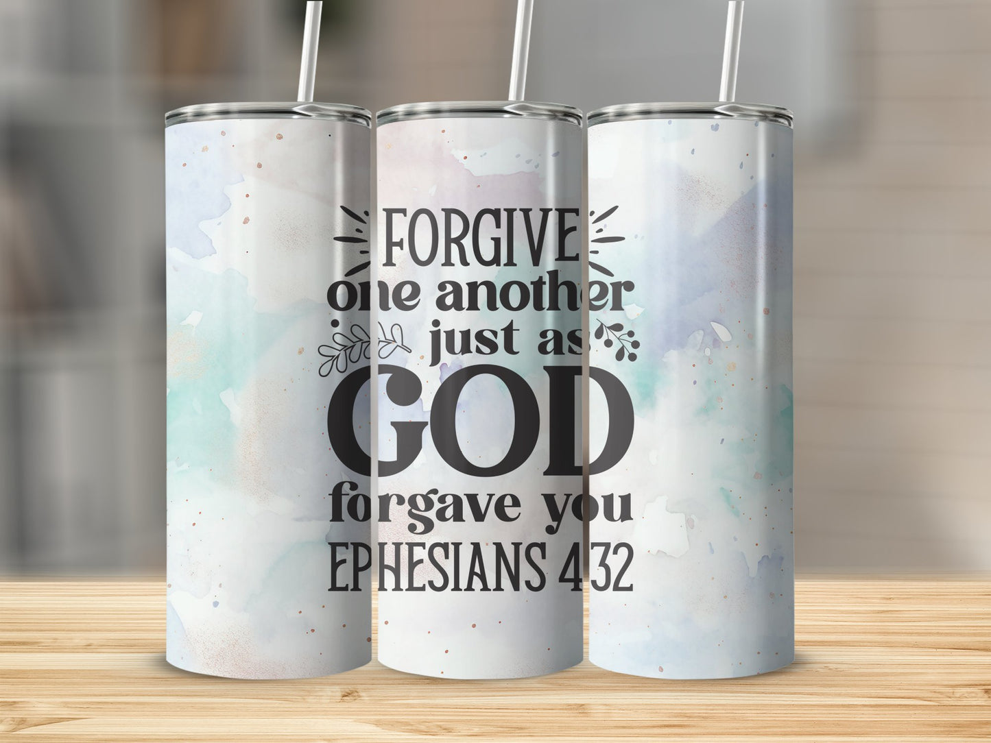 Forgive One Another Tumbler