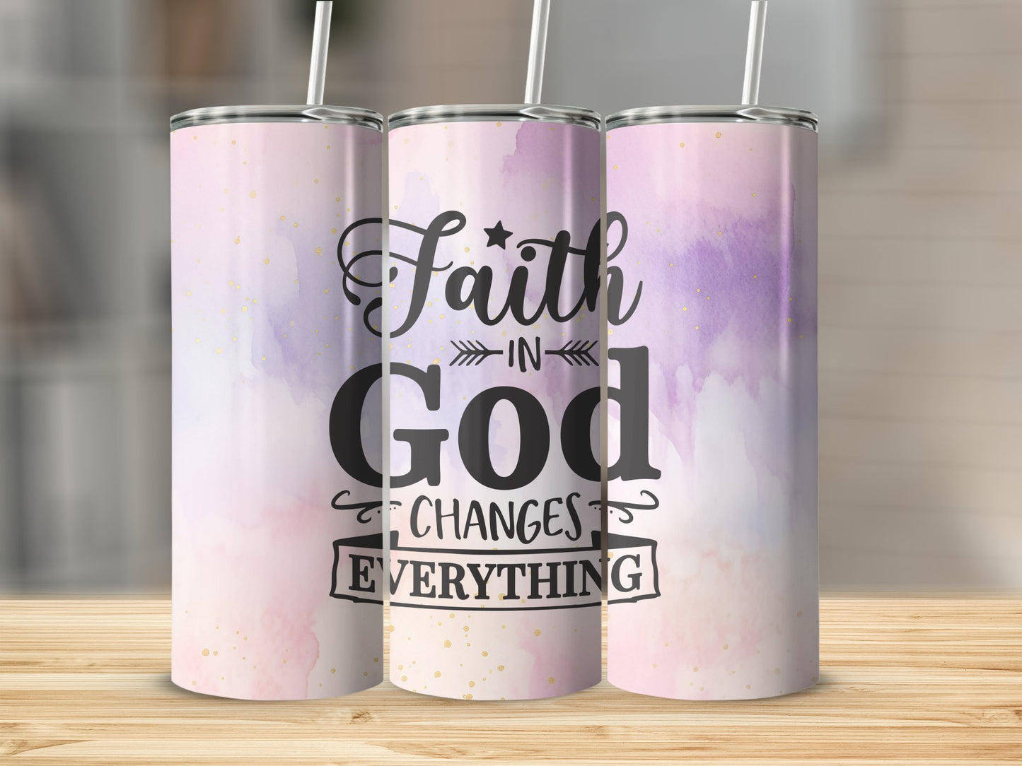 Faith In God Changes Everything Tumbler