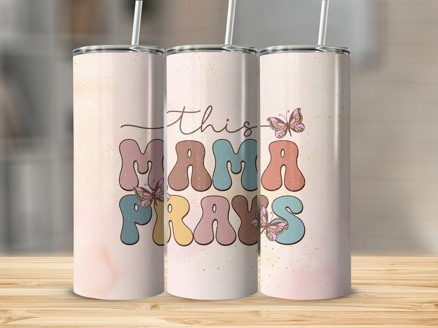 This Mama Prays Tumbler