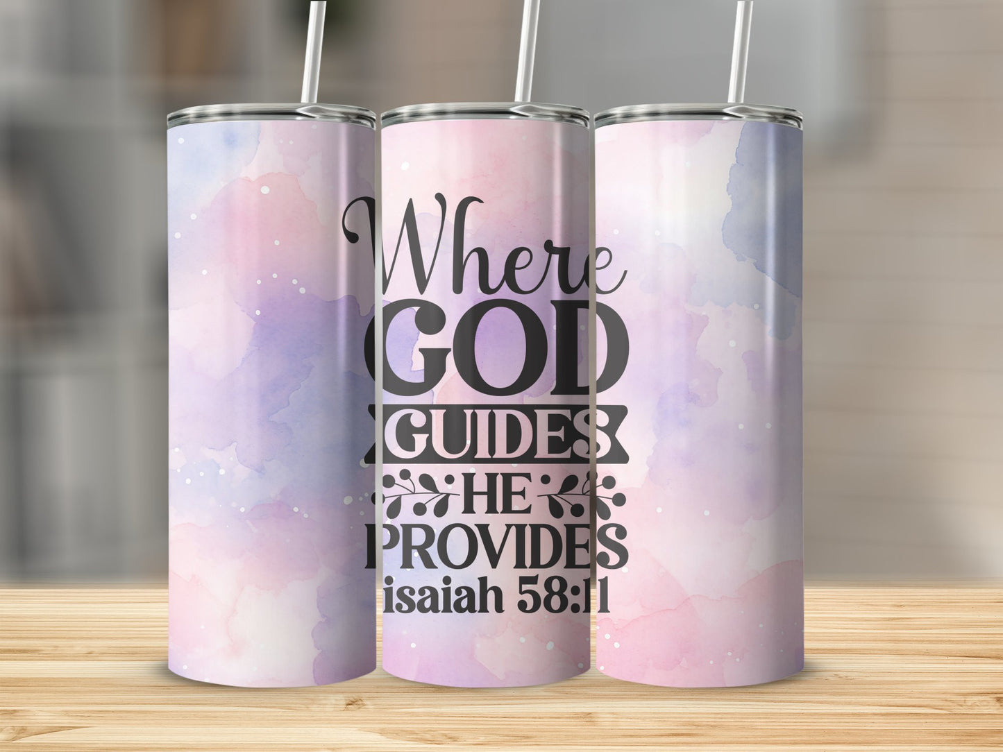 Where God Guides Tumbler