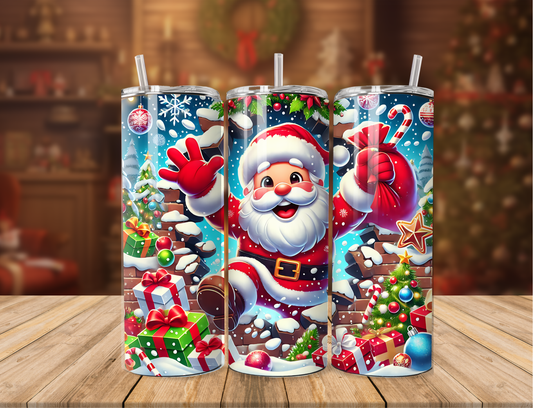 Funny Santa Tumbler