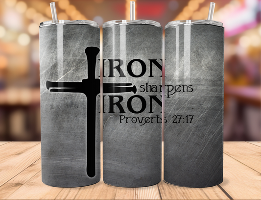 Iron Sharpens Iron Tumbler